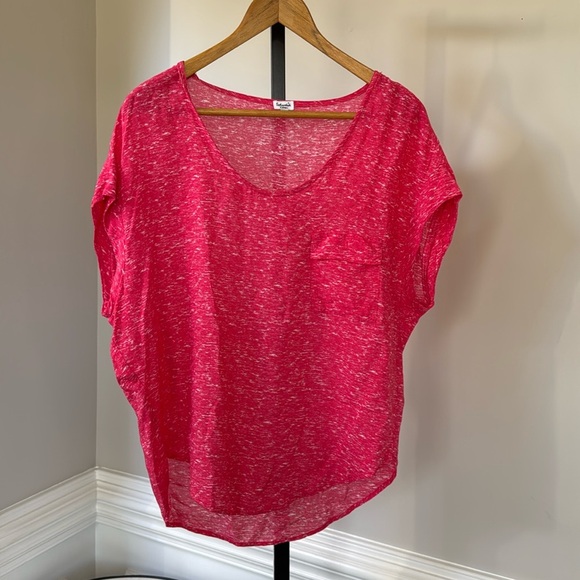 Splendid Tops - Splendid oversized hot pink women’s top XS